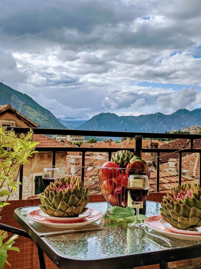Best View! Rooftop With Garden - Old Town Nr404 Kotor Zewnętrze zdjęcie
